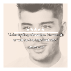:  Zayn Malik, ladies and gentlemen! 