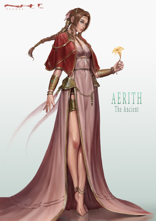 Aerith the Ancient CHA WAK https://www.artstation.com/artwork/nQ3KrK