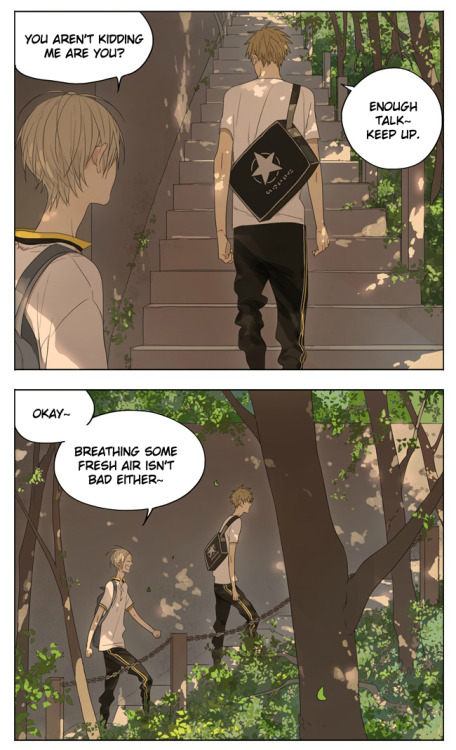 Old Xian update of [19 Days], translated by Yaoi-BLCD. IF YOU USE OUR TRANSLATIONS YOU MUST CREDIT BACK TO THE ORIGINAL AUTHOR!!!!!! (OLD XIAN). DO NOT USE FOR ANY PRINT/ PUBLICATIONS/ FOR PROFIT REASONS WITHOUT PERMISSION FROM THE AUTHOR!!!!!!!!!!!Previo