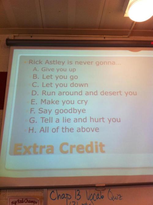 glitterandcamo:  nerdycrochetgal:  All of these keep popping up, I guess it’s because of the start of the school year… This is making me think maybe I should have gone into teaching, obviously other teachers have the same sense of humor I do… Guess