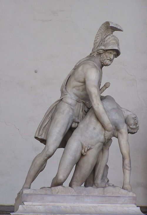 boysnmenart:  Emperor Hadrian and his slain lover Antinous 