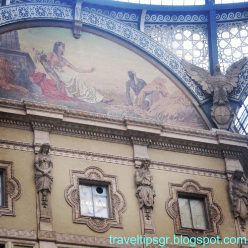 Galleria Vittorio Emanuele ii #galleriaVittorio #milano #milan #italia #italy #wallpainting #gallery