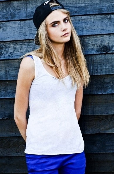 caraeleanor:  Cara Delevingne poses for upcoming movie Kids in Love .