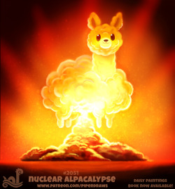 cryptid-creations:  Daily Paint 2051# Nuclear