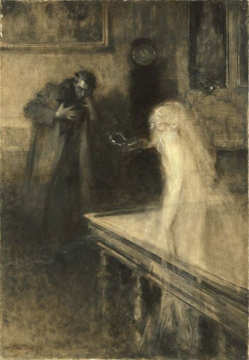 gothsauron: “Le Visionnaire” (1904) - Serafino Macchiati // The Old Clock on the St