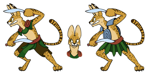hyraxattax: These were more concept designs for the same character for our senior film here at BYU. 