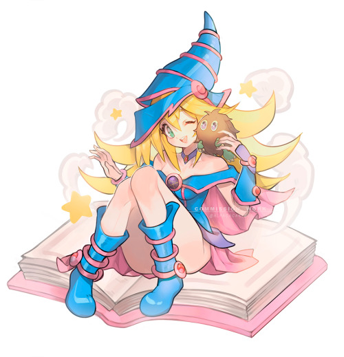 alpaca-carlesi:Dark Magician Girl commission! ヾ(´▽｀*)ﾉ☆