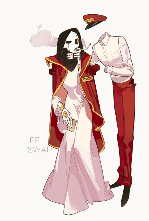 Gaster & The River Person（as An Invisible Skeleton）