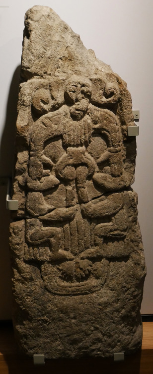 Viking and Anglo Saxon gravestones from the cemetery site occupied by the current York Minster. Thes