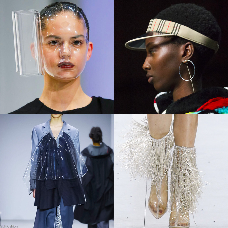 Clear PVC Nylon is Trendy at London Fashion Week...