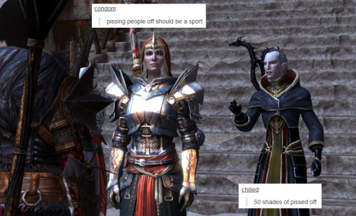 bubonickitten:Dragon Age II + text posts – Meredith &amp; OrsinoKirkwall’s very own 