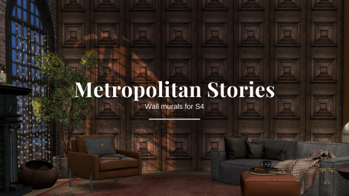 Metropolitan Stories Wall MuralsUrban design wall murals which work in many different contexts – wit