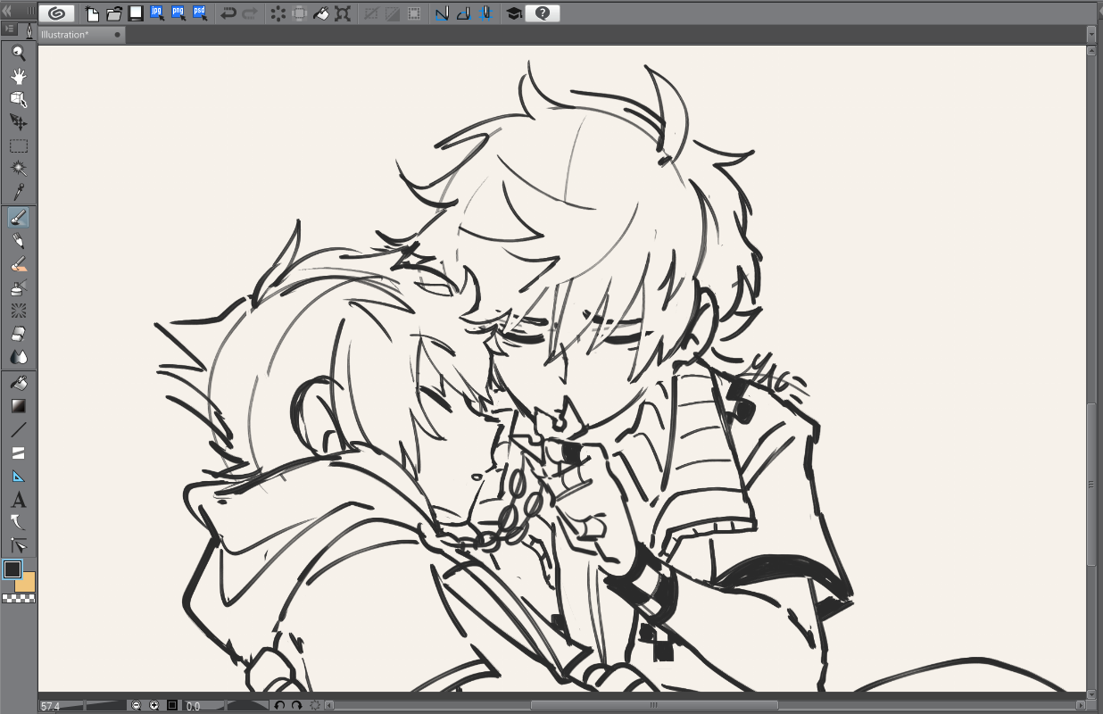 mageyalook:  recently every time i draw soroku it’s always angst and so ig that’s