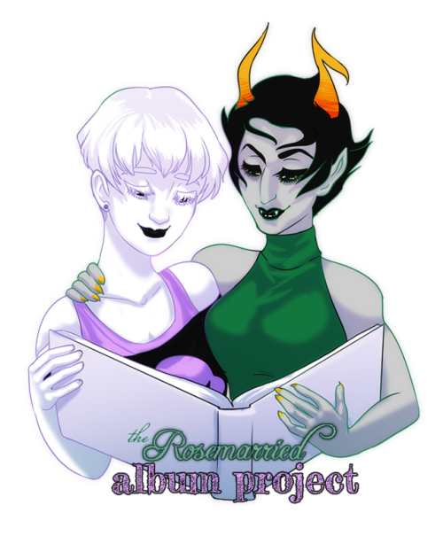 rosemarriedalbum:  Writing and Art Submissions Now Open!What is it?The Rosemarried Album Project is a Homestuck Fan Zine specifically Designed to create a scrapbook of photos and mementos from Rose and Kanaya’s wedding.When is this happening?Right now!