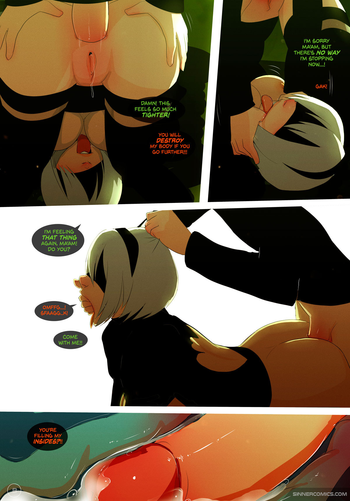 artbysinner:  My full NieR: Automata comic! You can read all my comics FOR FREE &gt;