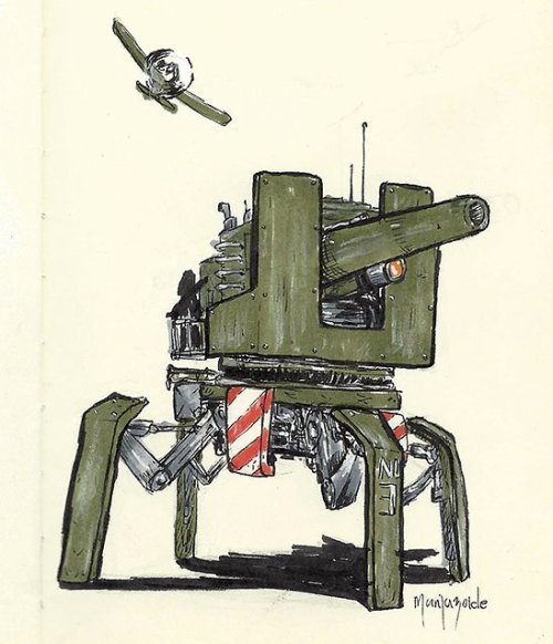 Compact Artillery Walker (CAW) Fast moving vehicle capable of destroying long range targets. A simil