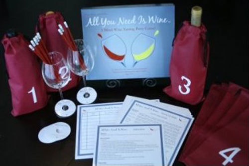 A Wine Tasting Themed Murder Mystery Game Kit