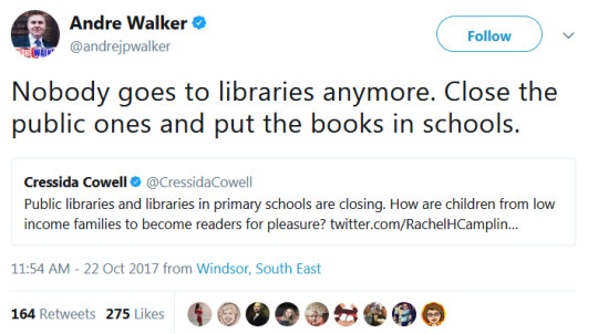 smitethepatriarchy: strugglingtobeheard:  thetrippytrip:  Reblog if you still go to libraries.   I take my clients to the public library all the time. They have stuff to do and things they might want to learn. Our local library offers children’s events