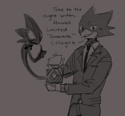 Hawks Using Fumikage (and Dark Shadow) For Selling His Products