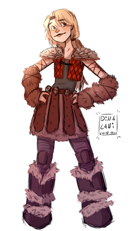 liveforillus:dina-lani:Astrid Hofferson ⚔Badass and lovely