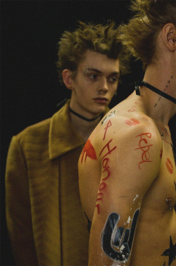 christos: Backstage at SEAN SUEN AW16 by Filipe Phitzgerard  