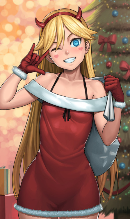 Patreon | Facebook | Pixiv | Gumroad |Star Butterfly from star vs the forces of evil Merry Christmas