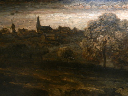 barnsburntdownnow:Landscape (detail)Georges Michel, French, ca. 1830Oil on canvas