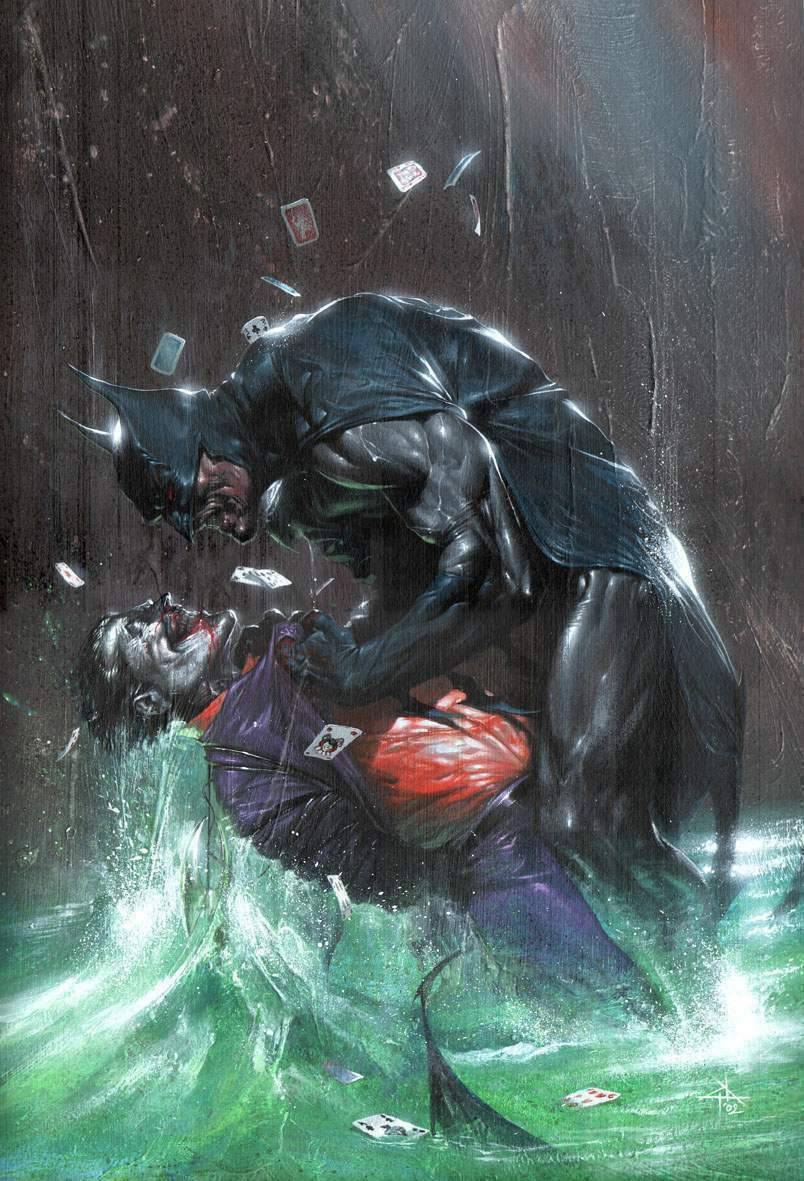 brianmichaelbendis:  Batman vs Joker by Gabriele Dell’Otto 