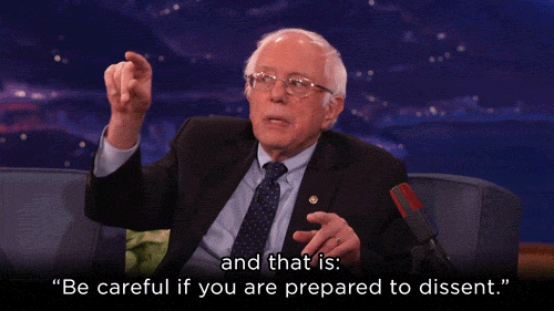yahooentertainment:Bernie on point 