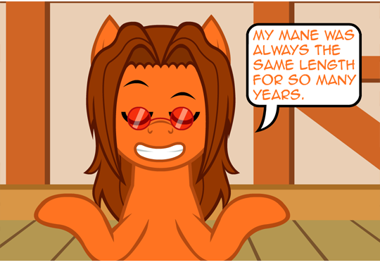 nopony-ask-mclovin:Its not like the Mod McFael just makes his mane randonly every