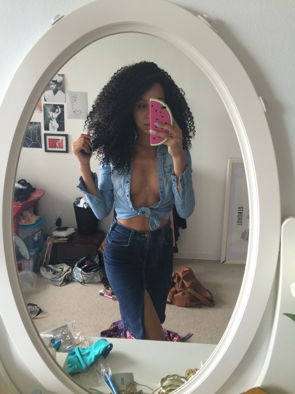 2jam4u:  this outfit is a lie. I’m sitting in my underwear and doing my hair all