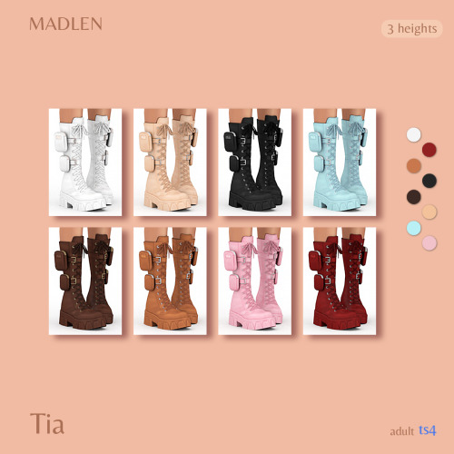  Tia BootsTimeless design, monolithic and unique. Inspired by famous Prada boots!Coming in 3 differe