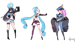 Some stylistic interpretations of some famous game ladies.  Consider supporting me here &gt; http://www.patreon.com/doxydooor Here &gt; http://www.patreon.com/doxygames