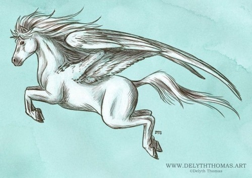 Last May Reward Is This Loverly Pegasus For Cerys! I Really Need To Draw Horses More.