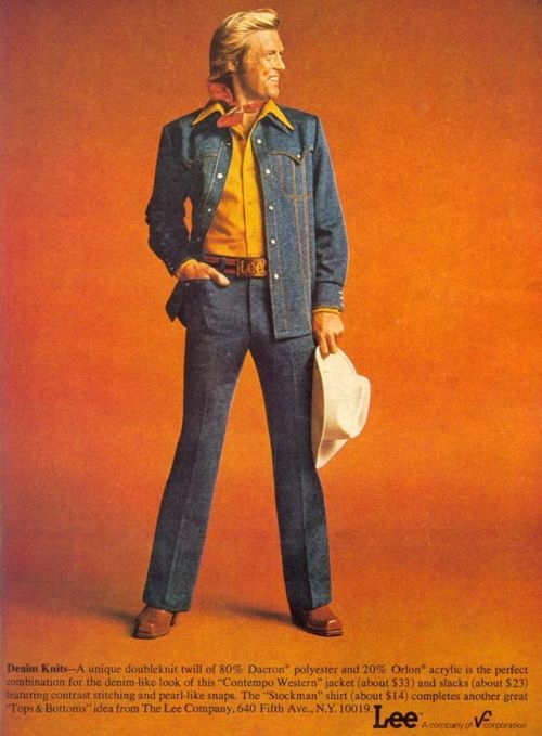 vintageeveryday:  Get A Leg Up With LEE: 12 impressive ads that defined the ‘70s men’s jeans.