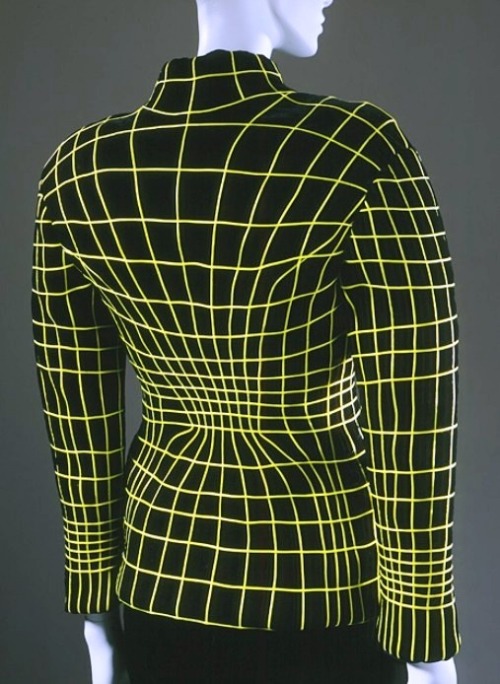 high-tech-low-fashion: Thierry Mugler ‘Anatomique Computer’ Two-Piece Suit AW 1990-91