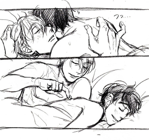 miss-cigarettes:  らくがき!!! on YoI 2 || ちょろはる [pixiv] || Twitter※Permission to upload this was given by the artist (©).**Please, rate and/or bookmark her works on Pixiv too** [Please do not repost, edit or remove credits]