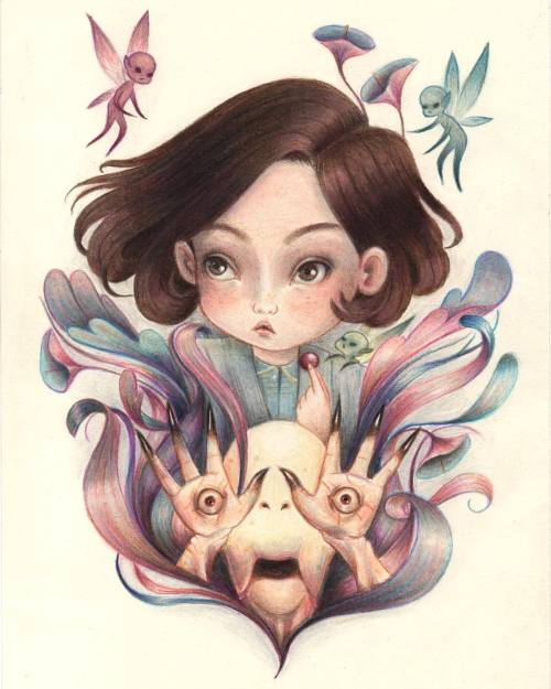 You can see a print of my “Ofelia” in the #Crazy4Cult 10th anniversary show, opening tod