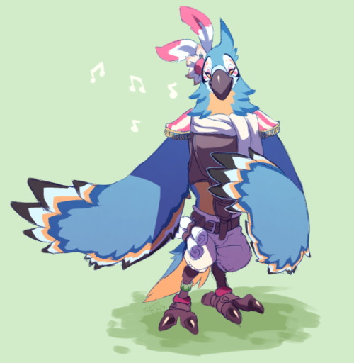 ground-lion: Kass from Breath of the Wild, requested by my dear Patreon supporters!   ❤God, Kass was so fun to draw, why haven’t I drawn him sooner??   Consider supporting me through patreon:★ https://www.patreon.com/seel Follow me on Twitter!★