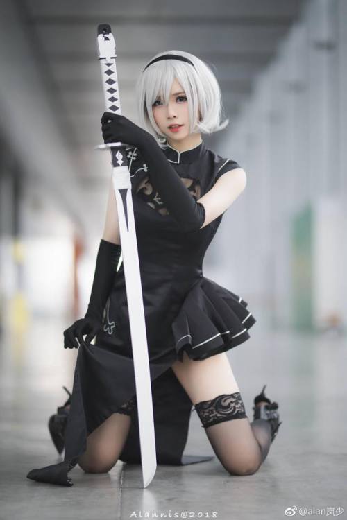 sexywaifucosplay: Title : Nier : AutomataCharacter : 2BCoser : 傲娇98kPhoto by alan岚少