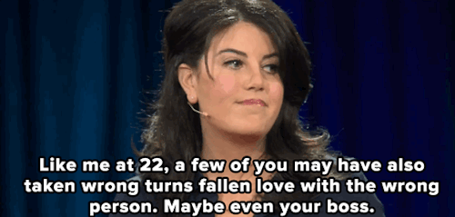 blownupp:micdotcom:Watch: Monica Lewinsky delivers a brilliant and passionate TED Talk about ending 