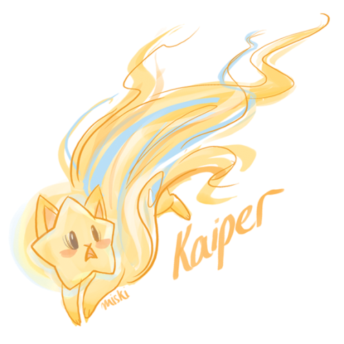 Kaiper &lt;3 From my Rainbow Brite Reboot thing. He is a star cat. Shoom.