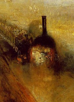 lyghtmylife:  Turner, Joseph Mallord William [English Romantic Painter, 1775-1851]Rain, Steam and SpeedDetail of locomotive1844Oil on canvas35 3/4 x 48 in. (90.8 x 121.9 cm)National Gallery, London 