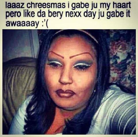ratchetmess:  lol the makeup though
