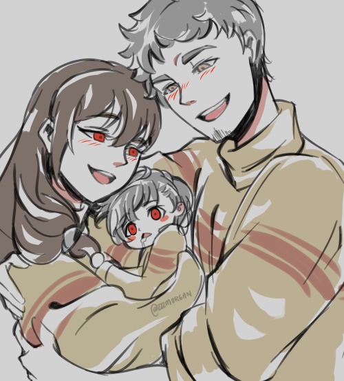 They are the matching-sweaters type of family, and they are the happiest family I have ever seen. br