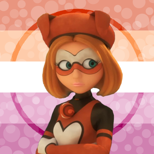 Pride 2022: Lesbian + French Miraculous Superhero IconsPlease reblog and credit me if you use!