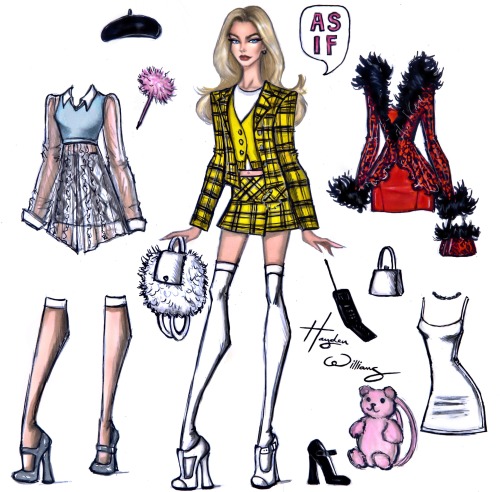 haydenwilliamsillustrations: Clueless: Cher Horowitz Iconic Looks! www.instagram.com/p/