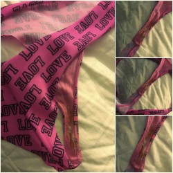 wetsprinkles:  So this weekend is the best part of the month when my panties get the dirtiest. Why? Because next week I get my period so I am literally in heat right before it ;) look how this pair turned out and only from 3 days of being worn!