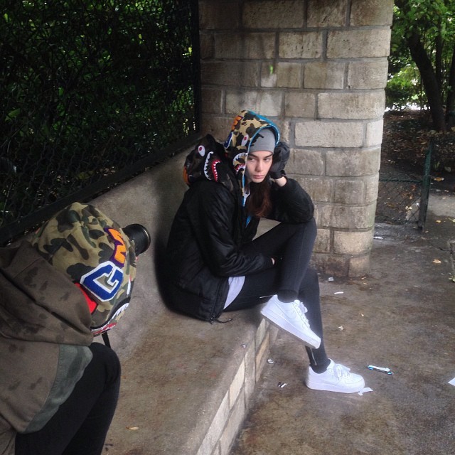 seriouswapanese:  Jaws @christinapaik shooting @clairerousseau_ for #SWxCP 
