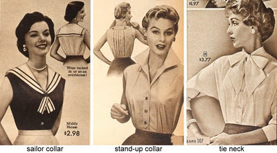 concernedresidentofbakerstreet:  fuckyeahvintage-retro:  Blouse Collars, 1940s-50s